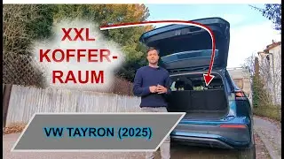 🧳💼 Storage space check: VW Tayron trunk & clever features! XXL test for everyday use & travel