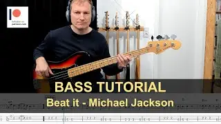Beat It - Michael Jackson | Bass Tutorial (Sheet + TABs)