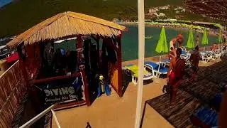 Scuba diving in Montenegro Zanjice beach. Scuba diving team DC Adriatic Blue & Porto Adriatic