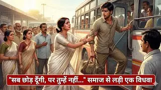 करोड़पति विधवा ने गरीब नौकर से शादी क्यों की? | Heart Touching Love Story | Hindi Kahaniya