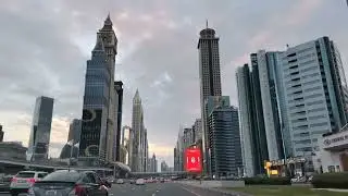 barish k bad ye hal Dubai ka 😵|| #sunnydubai