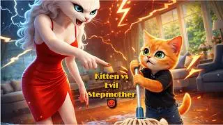 Evil Stepmother vs Innocent Kitten 😈🐱 | The Revenge That Changed Everything (Emotional Cat Story)