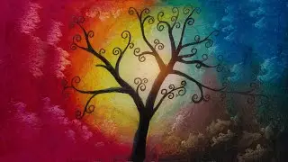 How to blend Oil Pastel | Blending Technique with Oil Pastel | Scenery Drawing with Oil Pastel