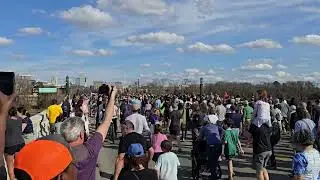 Columbia SC pouring into the streets to support  Venerable Monks on their 2300 mile #walkforpeace 