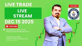 Live Trading with Farid Premani | December 15, 2025 | Monthly Income Crypto & Forex Signals