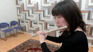 アルテフルート教則本 1巻 2課 (上の段)Thema,Var.1,Var.2,Var.3,Var.4 yu flute