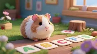 Fluffy Guinea Pig ABC Size Match 🐹🔤 | Learn Alphabet & Sizes for Kids
