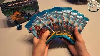 MTG Aetherdrift Bundle Opening [NO TALKING] ASMR Sounds | Complete Onboxing