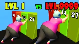 Max Level In Fat Pusher 3D Game ( ios - Android ) gameplay