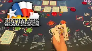 He Spent his lunch break playing Ultimate Texas Hold em Poker