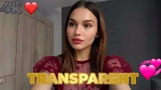 Yoga 💞  Sheer Mesh Try-On Haul 2026 (4K) | Transparent micro bikini styles #tryonhaul