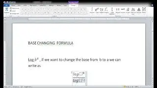 Logarithms chapter 21