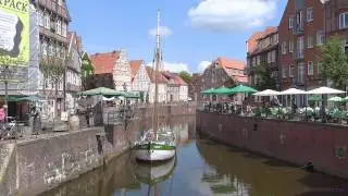 Hansestadt Stade, Altstadt, Schwinge, Fischmarkt - Full HD (1080p) Videobild
