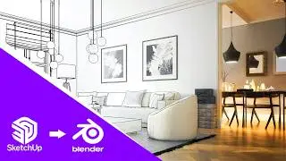 How to Import SketchUp Models into Blender (Fix Geometry & Missing Textures)