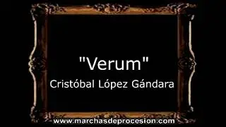 Verum - Cristóbal López Gándara [AM]