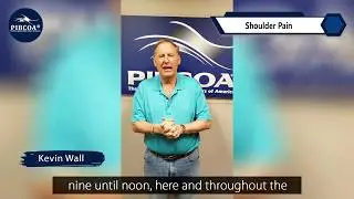 Kevin Treated For Shoulder Pain - Las Vegas PIBCOA
