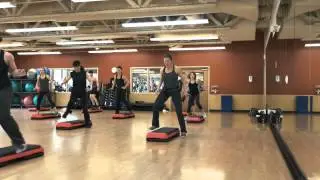Step Aerobic Dance Choreography. Thong Song. West Seattle Athletic Club