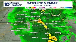 LIVE RADAR | Showers, storms moving through central Ohio