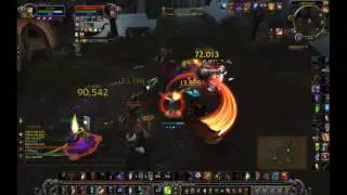 WoW Legion PvP Gameplay Patch 7.2 - Affliction Warlock owning in Gilneas BG!