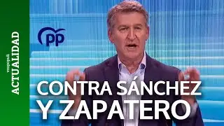 Feijoo retrata a Sánchez y a Zapatero