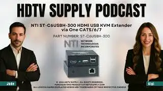 NTI ST-C6USBH-300 HDMI USB KVM Extender via One CAT5/6/7