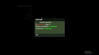 FIXED: TEKNOMW3 2.8.0.4 INVALID CONNECTION PERMANENT BANNED OPS