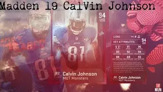 Madden 19 Calvin Johnson GAMEPLAY!!!