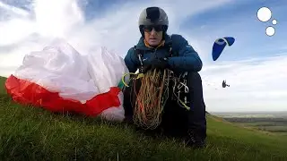 Paraglider Control: Strong Wind Launch Tips (Promo)