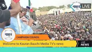 JAWABIN GWAMNA BALA KAURA A CAMPAIGN NASA NA ASAKE ZABANSA GWAMNAN BAUCHI AZABEN 2023 A WARJI LGA