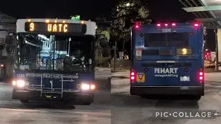 Hart bus #1306 on Route 9 leaving MTC