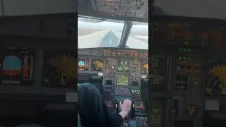 #aviation #a320 #airbus #cockpit my first #landing in #Chita as a Captain