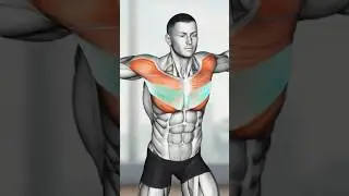 Right technique of doing cable fly exercise | #fitness #motivation #homeworkout #chest #shorts
