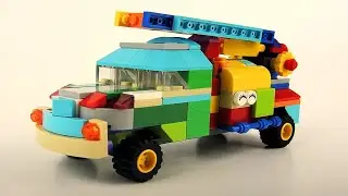 LEGO 10698 Fire Truck MOC 🚒 How to Build Lego Classic. Fire Department Truck 💰💲 Save Money & Space!