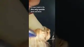Cinderella Cosplay Wig Styling Tip for updo on synthetic wefted hair