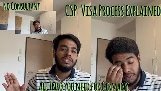 Part 02 || CSP Visa Process Explained || All Information for your Master's/Bachelor's in Germany⚠️🚀