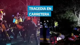 Accidente en ruta Interamericana: bus cae a barranco en Totonicap&aacute;n y deja 15 fallecidos