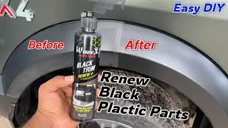 How to FIX Fade Black Plastic on CAR & Scooters? - Wavex Black Trim Review