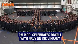 PM Modi celebrates Diwali aboard INS Vikrant with Navy personnel off Goa coast