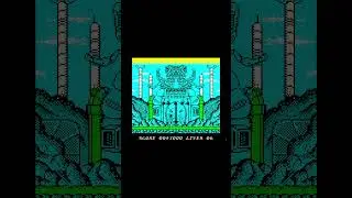 🔥 Gryzor (Contra) ZX Spectrum &mdash; Lvl 3: Водопад и босс Громаидес! #Gryzor #Contra #ZXSpectrum #Shorts