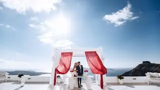 A&E: amazing wedding at Dana villas in Santorini, Greece | Vanilla Sky Weddings