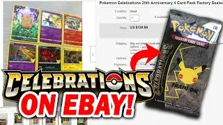 Leaked Celebrations Booster Packs SOLD on eBay! PLUS Pull ratios