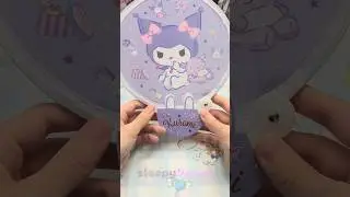 kuromi folding fan💜 #sanrio #unboxing #kuromi #funny #cute #shorts #foryou