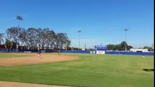 Crossroads Benjamin Terry Great Speed in CF to Catch Fly Ball