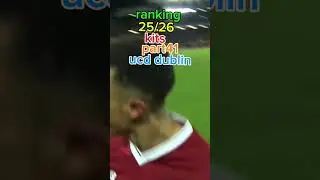 ranking 25 26 kits part 41 ucd dublin #football #ytshort #fyp #soccer #shorts #sub #like #ytshorts