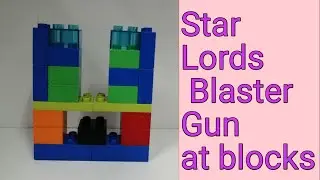 Star Lords Quad Blaster Gun in building blocks |  #shorts