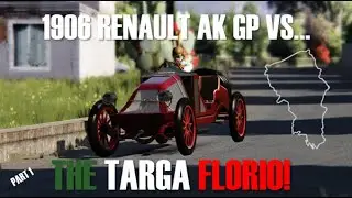 1906 Renault VS The Targa Florio! Part 1 | Assetto Corsa Gameplay