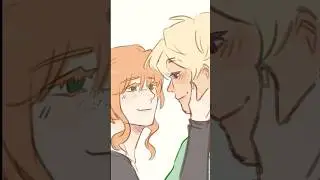THEYRE SO CUTEEEEEE🥰🥰🥰🥰 #aidlyn #sbg #schoolbusgraveyard #webtoon #animatic