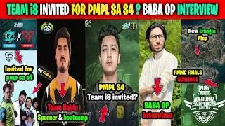 Team i8 not invited for PMPL S4😔 BABA OP Interview | Team Bablu sponser and bootcamp | pmnc finals