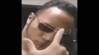 the rock eyebrow raise sunglasses meme