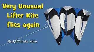 Very unusual lifter kite flies again